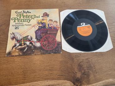 Peter und Penny erleben spannende Ferien Enid Blyton 1977 Marcato Deutsche Pressung VG+/VG